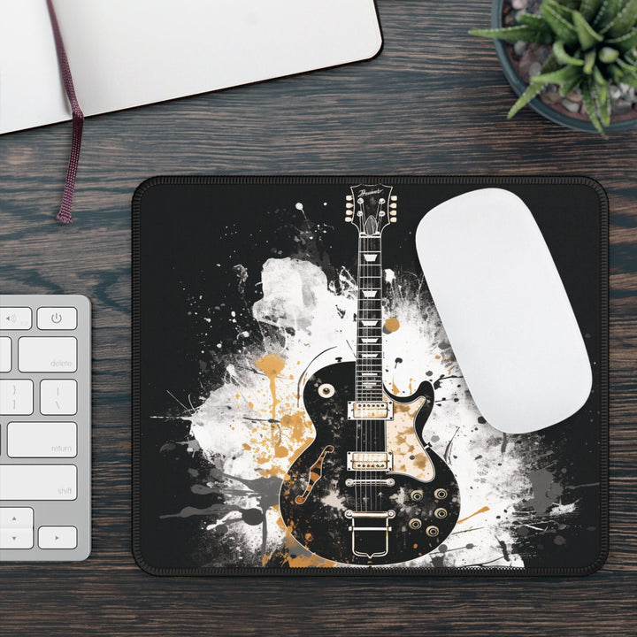 Guitar Music Gaming Mouse Pad MADEE'S EXCLUSIVES - Madee's Boutique Home Decor Printify Accessories anniversary gift for husbandanniversary gift ideasRectangle9" × 7"