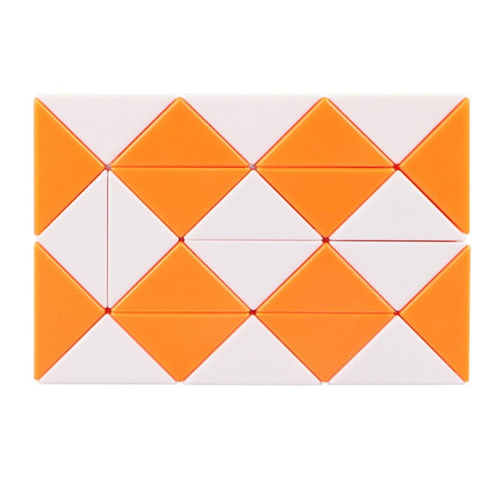 Rubik's Cube QIYI 24 Segment Magic Rule Snake Cubes Elasticity Elastic changed Popular Twist Transformable Kid Puzzle Toy for Children - Madee's Boutique Puzzles Madee's Boutique 100 by 100 cube 100 by 100 rubik's cube100000x100000x100000 rubik's cubeAs shown 3