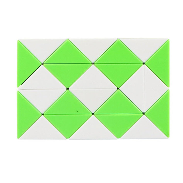 Rubik's Cube QIYI 24 Segment Magic Rule Snake Cubes Elasticity Elastic changed Popular Twist Transformable Kid Puzzle Toy for Children - Madee's Boutique Puzzles Madee's Boutique 100 by 100 cube 100 by 100 rubik's cube100000x100000x100000 rubik's cubeAs shown 2