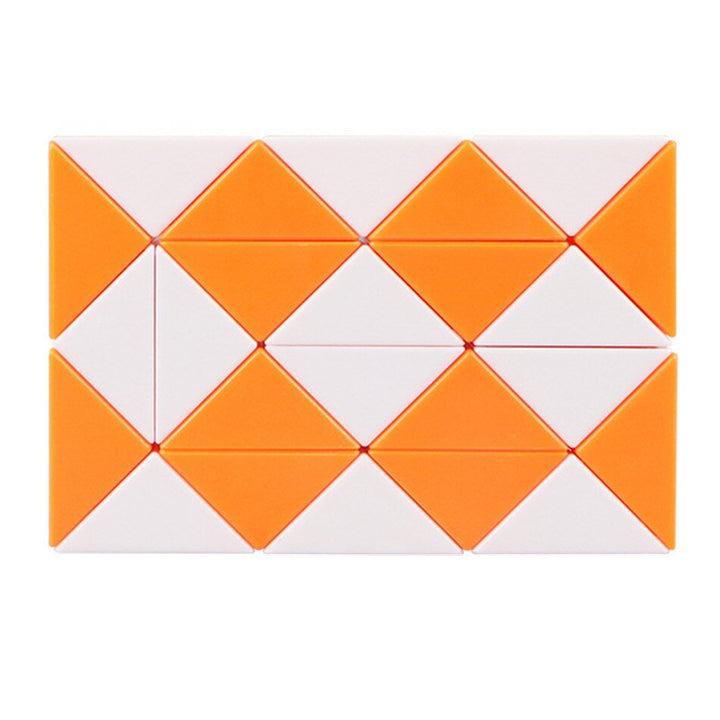 Rubik's Cube QIYI 24 Segment Magic Rule Snake Cubes Elasticity Elastic changed Popular Twist Transformable Kid Puzzle Toy for Children - Madee's Boutique Puzzles Madee's Boutique 100 by 100 cube 100 by 100 rubik's cube100000x100000x100000 rubik's cubeAs shown