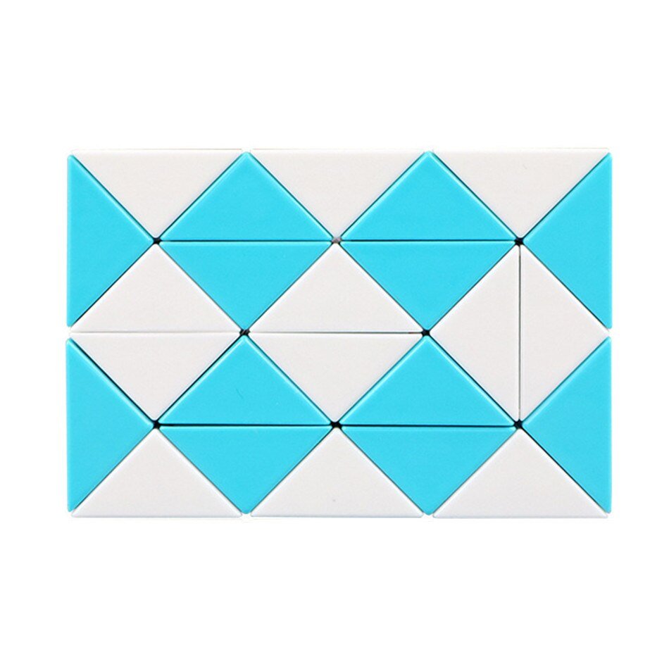 Rubik's Cube QIYI 24 Segment Magic Rule Snake Cubes Elasticity Elastic changed Popular Twist Transformable Kid Puzzle Toy for Children - Madee's Boutique Puzzles Madee's Boutique 100 by 100 cube 100 by 100 rubik's cube100000x100000x100000 rubik's cubeAs shown