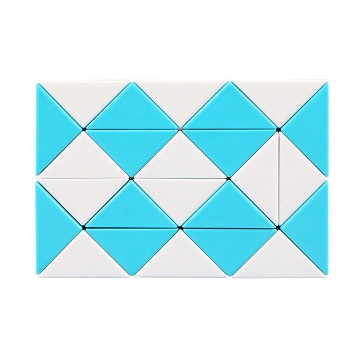 Rubik's Cube QIYI 24 Segment Magic Rule Snake Cubes Elasticity Elastic changed Popular Twist Transformable Kid Puzzle Toy for Children - Madee's Boutique Puzzles Madee's Boutique 100 by 100 cube 100 by 100 rubik's cube100000x100000x100000 rubik's cubeAs shown