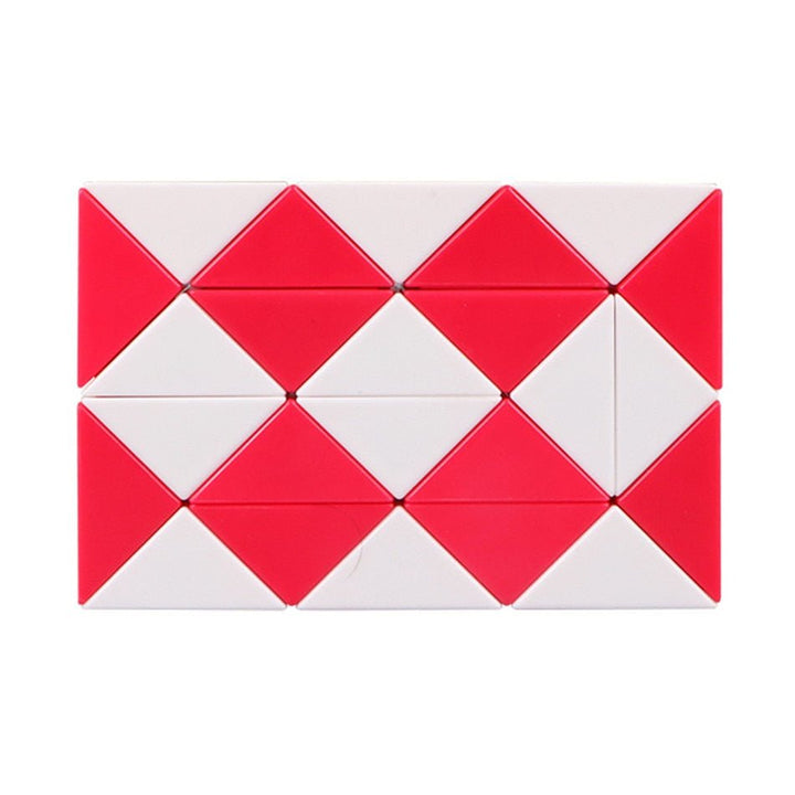 Rubik's Cube QIYI 24 Segment Magic Rule Snake Cubes Elasticity Elastic changed Popular Twist Transformable Kid Puzzle Toy for Children - Madee's Boutique Puzzles Madee's Boutique 100 by 100 cube 100 by 100 rubik's cube100000x100000x100000 rubik's cubeAs shown