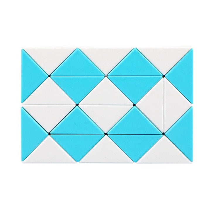 Rubik's Cube QIYI 24 Segment Magic Rule Snake Cubes Elasticity Elastic changed Popular Twist Transformable Kid Puzzle Toy for Children - Madee's Boutique Puzzles Madee's Boutique 100 by 100 cube 100 by 100 rubik's cube100000x100000x100000 rubik's cubeAs shown