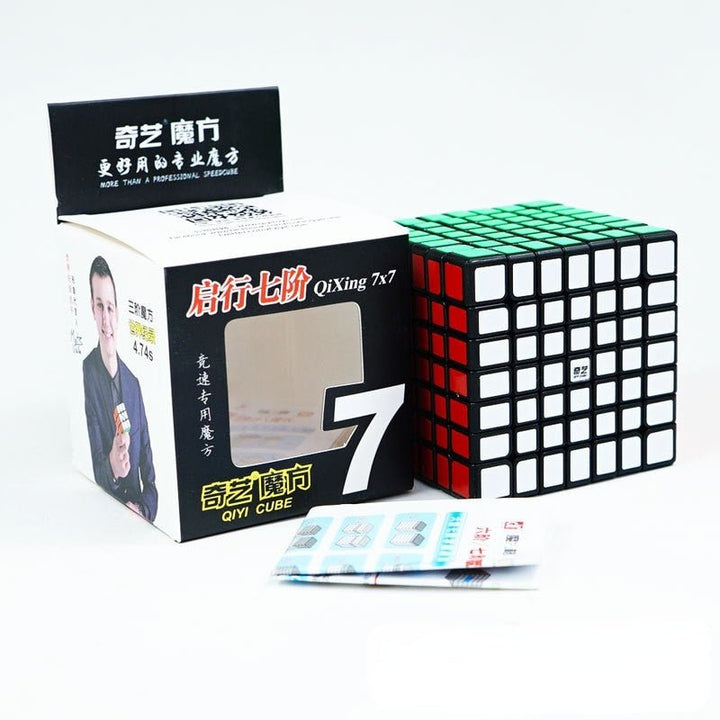 Rubik's Cube Qiyi 3x3x3 4x4x4 5x5x5 Professonal Magic Cube Black Sticker Speed Cube Puzzle Learnning Cubo Magico Toys for Children Kids Gifts - Madee's Boutique Puzzles Madee's Boutique 100 by 100 cube 100 by 100 rubik's cube100000x100000x100000 rubik's cube7x7x7