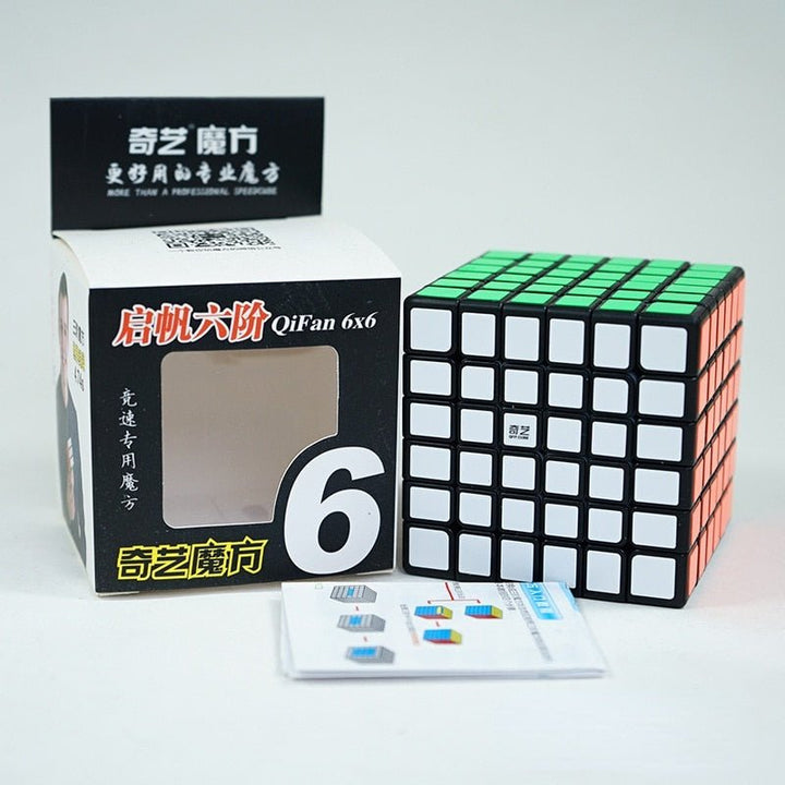 Rubik's Cube Qiyi 3x3x3 4x4x4 5x5x5 Professonal Magic Cube Black Sticker Speed Cube Puzzle Learnning Cubo Magico Toys for Children Kids Gifts - Madee's Boutique Puzzles Madee's Boutique 100 by 100 cube 100 by 100 rubik's cube100000x100000x100000 rubik's cube6x6x6