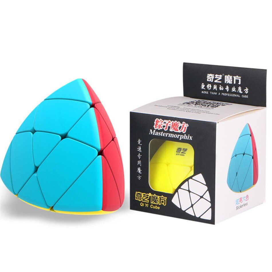 Rubik's Cube Qiyi Mastermorphix 3x3 Puzzle Magic Cube Rice Dumpling Speed Cube professional Pyramorphix Educational Learning Toy For Children - Madee's Boutique Puzzles Madee's Boutique 100 by 100 cube 100 by 100 rubik's cube100000x100000x100000 rubik's cube3x3 Stickerless