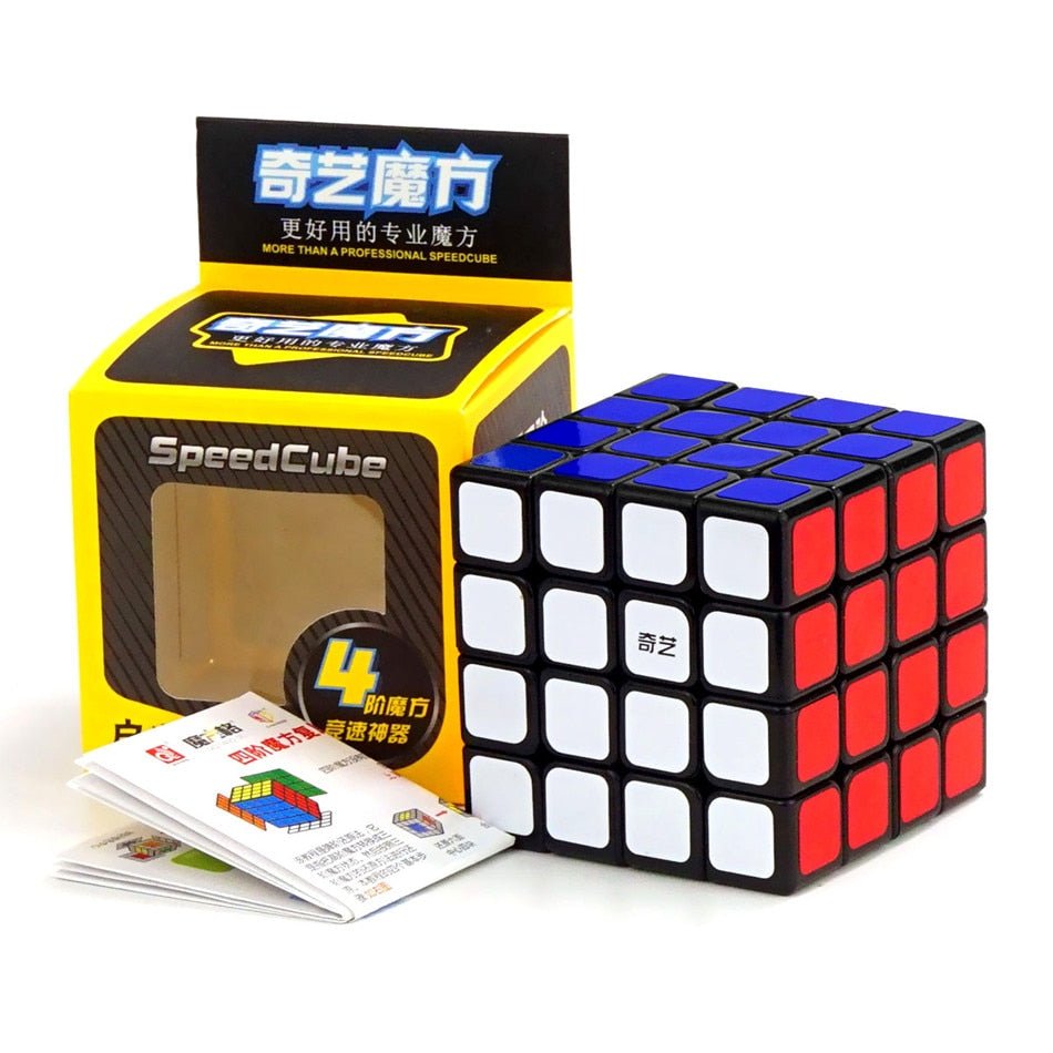 Rubik's Cube QiYi QiYuan 4x4 V2 V3 Speed Cube 4x4x4 Puzzle Speed Magic Cube Rubiks Cube 4Layers Speed Cube Professional Puzzle - Madee's Boutique Puzzles Madee's Boutique DS 100 by 100 cube 100 by 100 rubik's cube100000x100000x100000 rubik's cubeS3 Stickerless 57mm