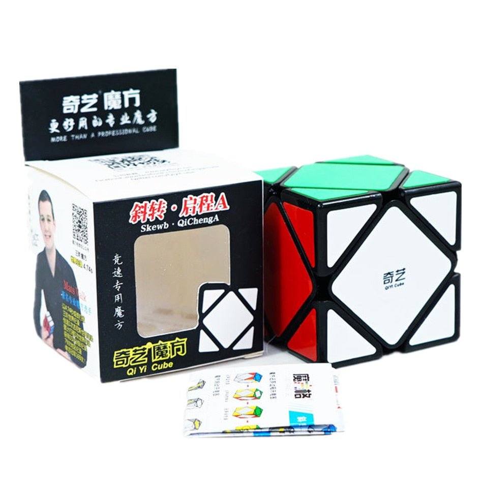 Rubik's Cube QIYI Speed Magic Cube 3x3x3 4x4x4 5x5x5 Puzzle Black Stickers Magic Cube Education Learnning Cubo Magico Toys For Children Kids - Madee's Boutique Puzzles Madee's Boutique 100 by 100 cube 100 by 100 rubik's cube100000x100000x100000 rubik's cubeSkew