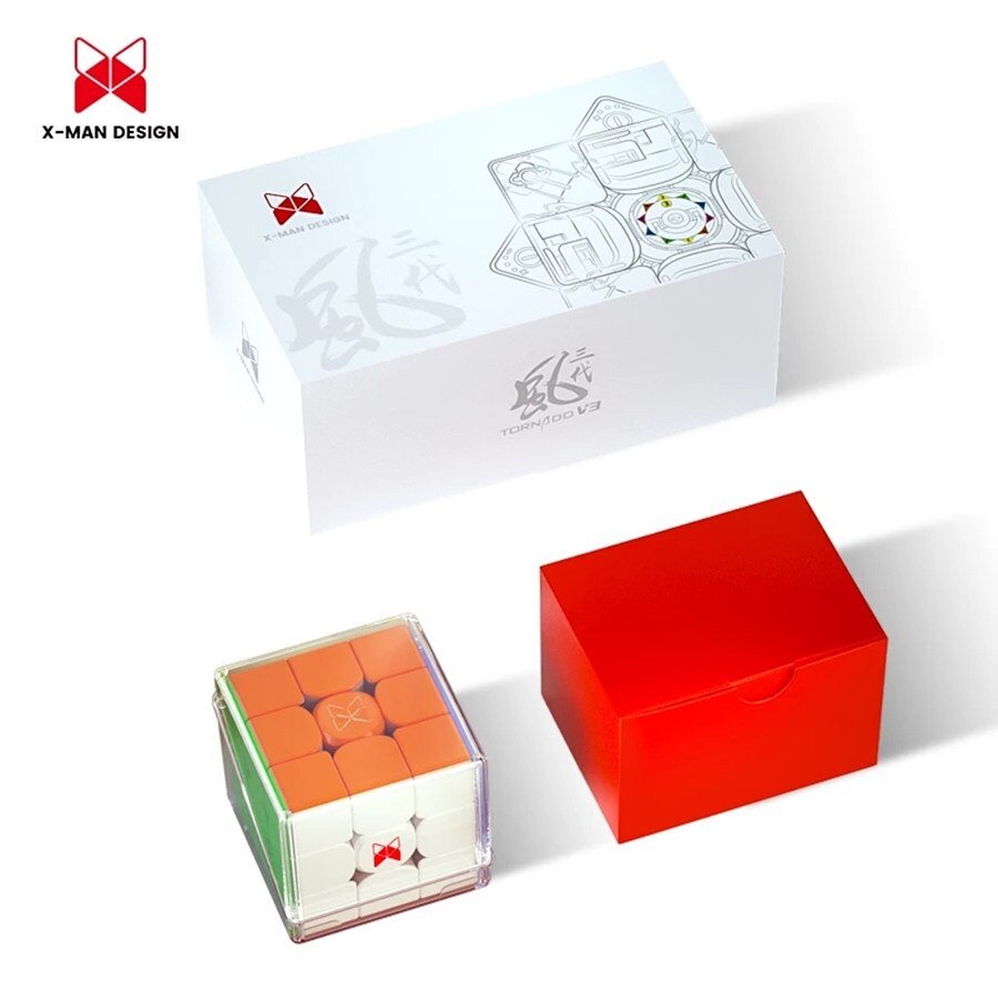 Rubik's Cube QiYi XMD Tornado V3 M 3x3x3 Maglev Magnetic Magic Cube Professional 3x3 Speed Puzzle 3×3 Children's Toy Cubo Magico Gift - Madee's Boutique Puzzles Madee's Boutique 100 by 100 cube 100 by 100 rubik's cube100000x100000x100000 rubik's cubeStandard Version