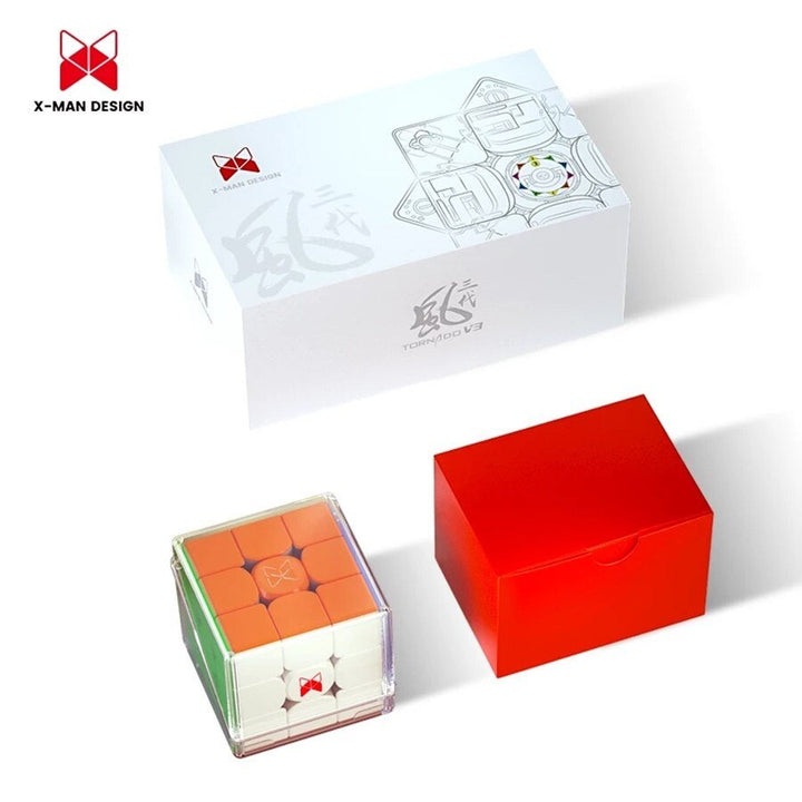 Rubik's Cube QiYi XMD Tornado V3 M 3x3x3 Maglev Magnetic Magic Cube Professional 3x3 Speed Puzzle 3×3 Children's Toy Cubo Magico Gift - Madee's Boutique Puzzles Madee's Boutique 100 by 100 cube 100 by 100 rubik's cube100000x100000x100000 rubik's cubeStandard Version
