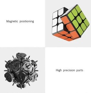 Rubik's Cube Smart Rubik's Cube with Six - Axis Sensor Magic Cube Professional - Madee's Boutique Puzzles Madee's Boutique 1 by 1 rubik's cube 100 by 100 rubik's cube100x100 rubik's cubeBlue