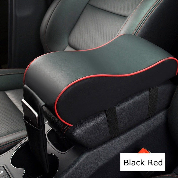 Universal Leather Car Armrest Auto Center Console Arm rests - Madee's Boutique Handbag Madee's Boutique birthday gift for boyfriend car giftchristmas gift for boyfriendBlack red