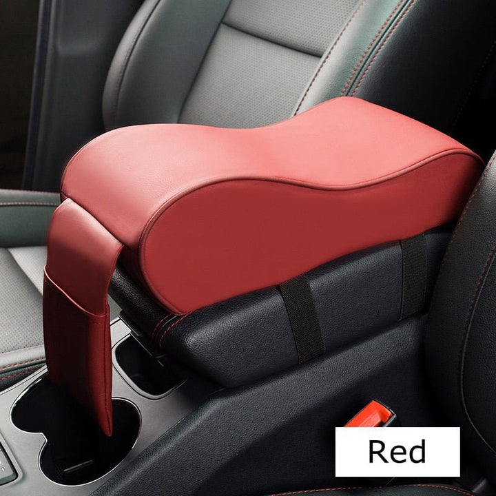 Universal Leather Car Armrest Auto Center Console Arm rests - Madee's Boutique Handbag Madee's Boutique birthday gift for boyfriend car giftchristmas gift for boyfriendRed