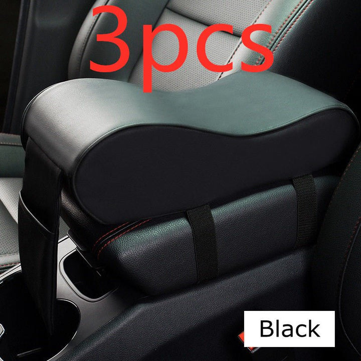 Universal Leather Car Armrest Auto Center Console Arm rests - Madee's Boutique Handbag Madee's Boutique birthday gift for boyfriend car giftchristmas gift for boyfriendBlack 3pcs