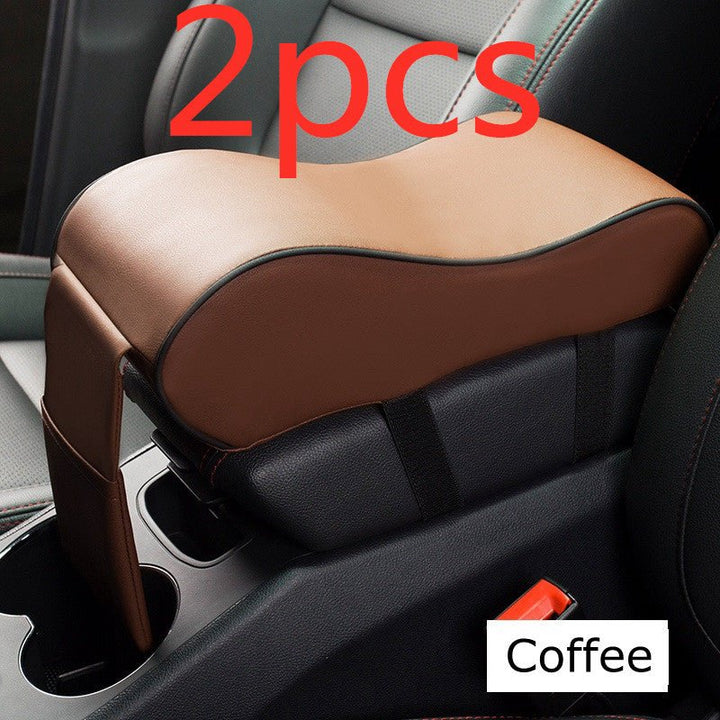 Universal Leather Car Armrest Auto Center Console Arm rests - Madee's Boutique Handbag Madee's Boutique birthday gift for boyfriend car giftchristmas gift for boyfriendCoffee 2pcs