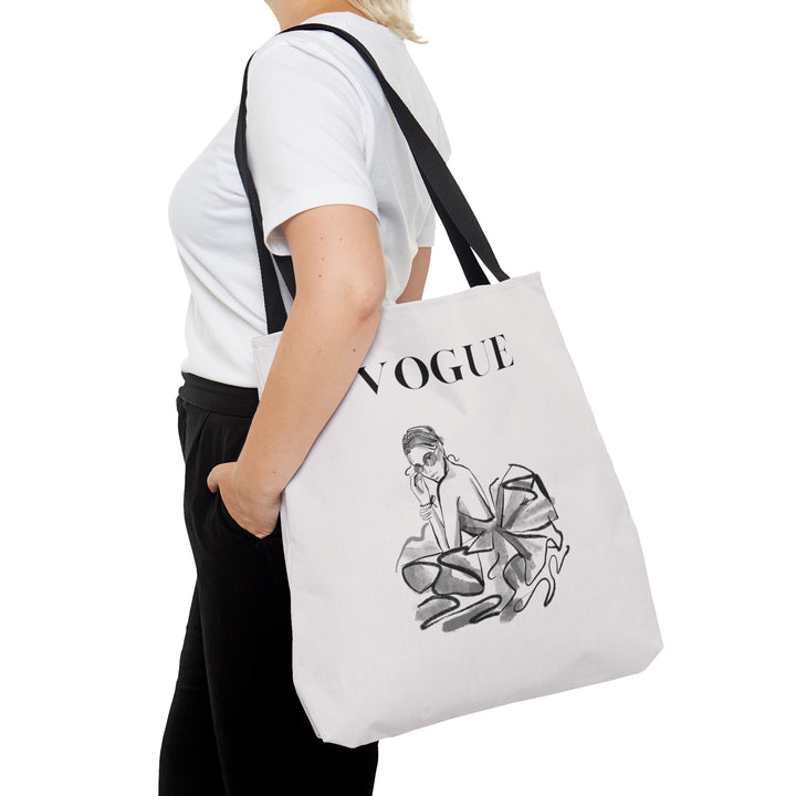 Vogue Fashion Tote bag Small Medium Large - Madee's Boutique Bags Printify Accessories aesthetic giftaesthetic gift bagMedium