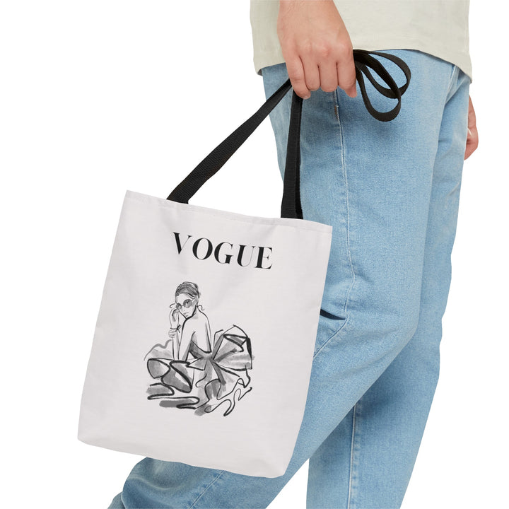 Vogue Fashion Tote bag Small Medium Large - Madee's Boutique Bags Printify Accessories aesthetic giftaesthetic gift bagSmall