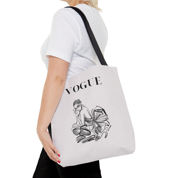 Vogue Fashion Tote bag Small Medium Large - Madee's Boutique Bags Printify Accessories aesthetic giftaesthetic gift bagMedium