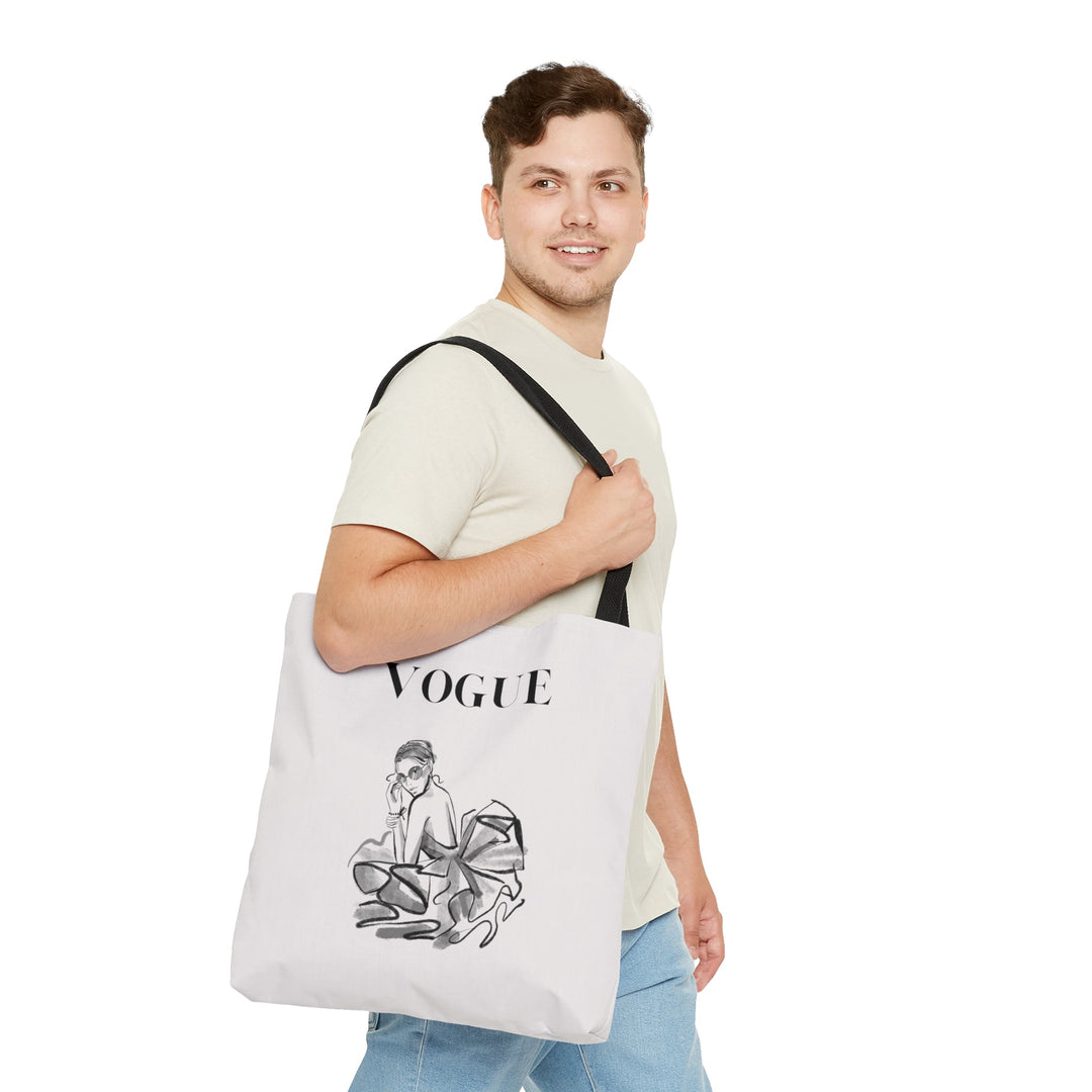 Vogue Fashion Tote bag Small Medium Large - Madee's Boutique Bags Printify Accessories aesthetic giftaesthetic gift bagLarge