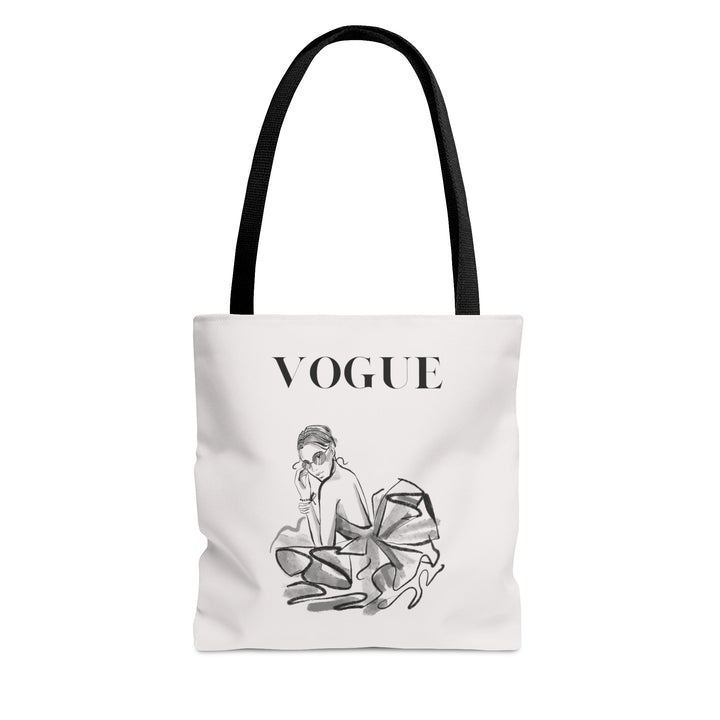 Vogue Fashion Tote bag Small Medium Large - Madee's Boutique Bags Printify Accessories aesthetic giftaesthetic gift bagSmall