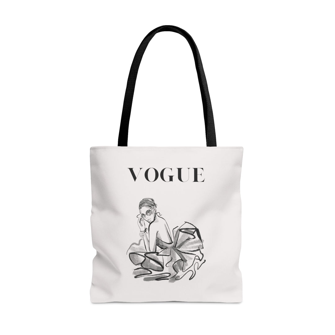 Vogue Fashion Tote bag Small Medium Large - Madee's Boutique Bags Printify Accessories aesthetic giftaesthetic gift bagLarge