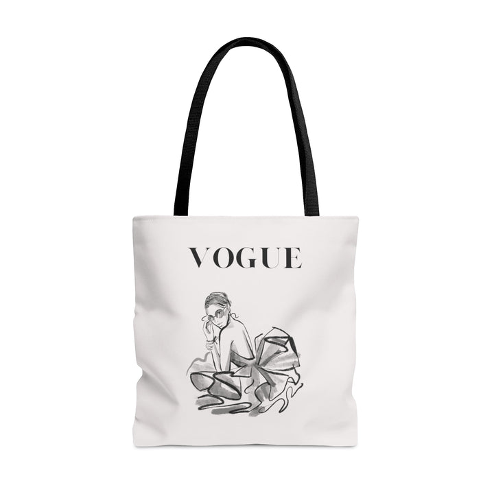 Vogue Fashion Tote bag Small Medium Large - Madee's Boutique Bags Printify Accessories aesthetic giftaesthetic gift bagLarge