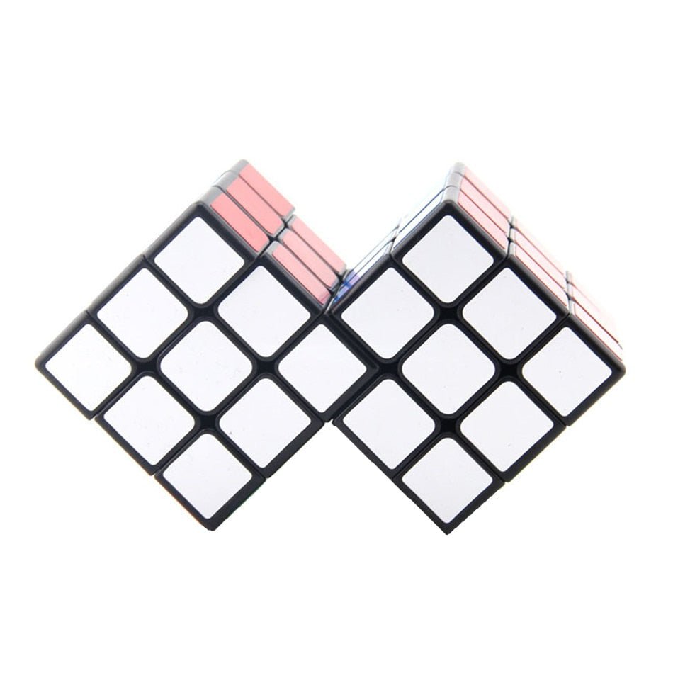 Rubik's Cube WitEden 3x3x3 Professional Conjoint Siamese Cube Magic Cube strange - shape Magic Cubes Learning Educational Classic Puzzle Toys - Madee's Boutique Puzzles Madee's Boutique 100 by 100 cube 100 by 100 rubik's cube100000x100000x100000 rubik's cubeBlack