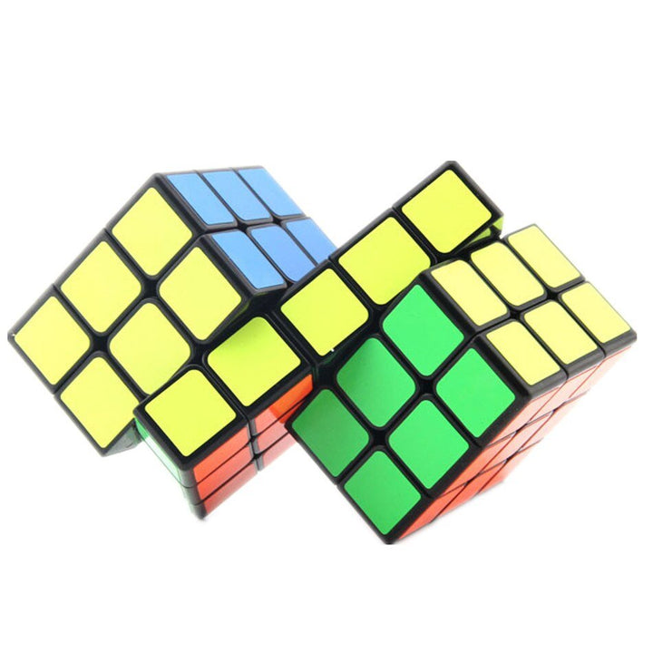 Rubik's Cube WitEden 3x3x3 Professional Conjoint Siamese Cube Magic Cube strange - shape Magic Cubes Learning Educational Classic Puzzle Toys - Madee's Boutique Puzzles Madee's Boutique 100 by 100 cube 100 by 100 rubik's cube100000x100000x100000 rubik's cubeBlack