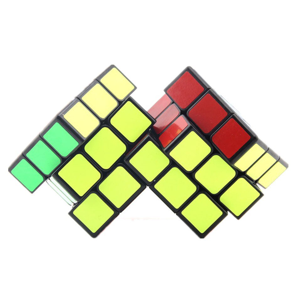 Rubik's Cube WitEden 3x3x3 Professional Conjoint Siamese Cube Magic Cube strange - shape Magic Cubes Learning Educational Classic Puzzle Toys - Madee's Boutique Puzzles Madee's Boutique 100 by 100 cube 100 by 100 rubik's cube100000x100000x100000 rubik's cubeBlack