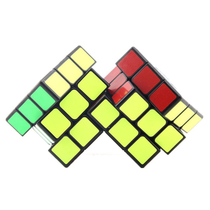 Rubik's Cube WitEden 3x3x3 Professional Conjoint Siamese Cube Magic Cube strange - shape Magic Cubes Learning Educational Classic Puzzle Toys - Madee's Boutique Puzzles Madee's Boutique 100 by 100 cube 100 by 100 rubik's cube100000x100000x100000 rubik's cubeBlack