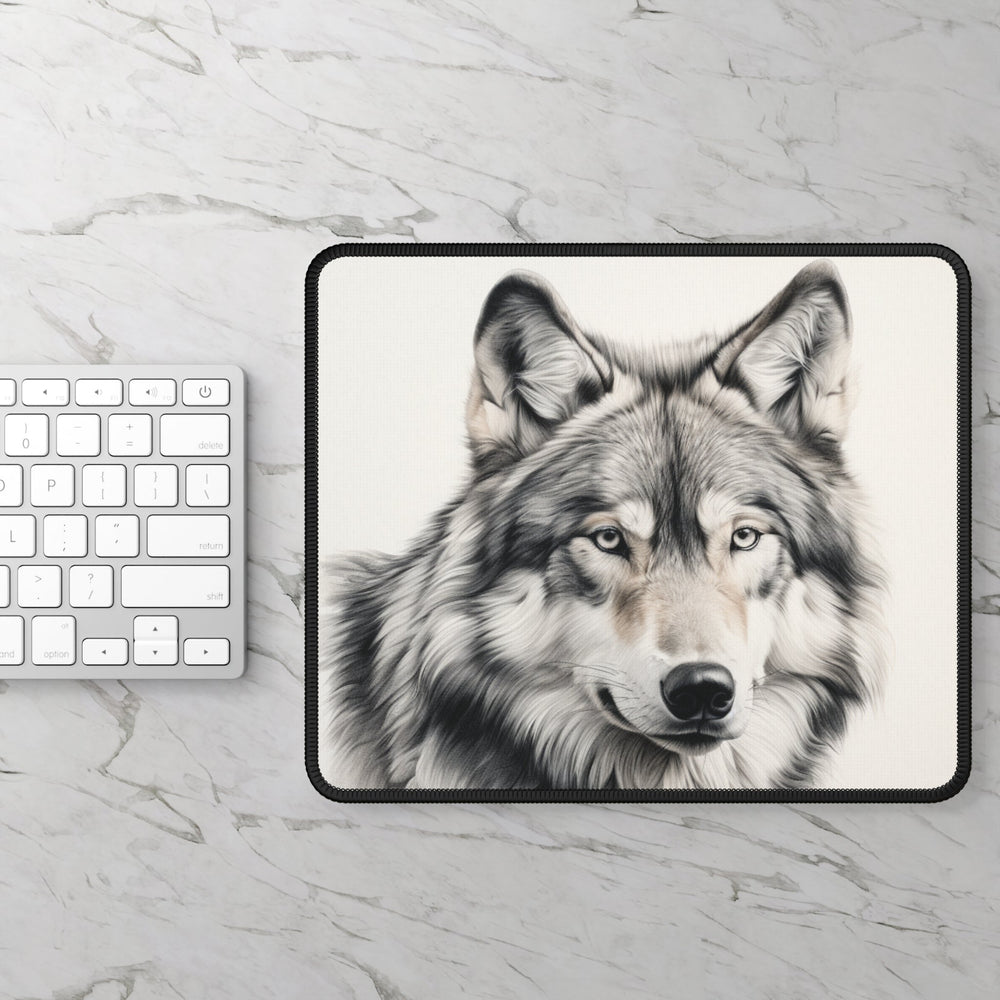 Wolf Mouse Pad MADEE'S EXCLUSIVES - Madee's Boutique Home Decor Printify Accessories beautiful wolf mouse padbest secret santa giftsRectangle9" × 7"
