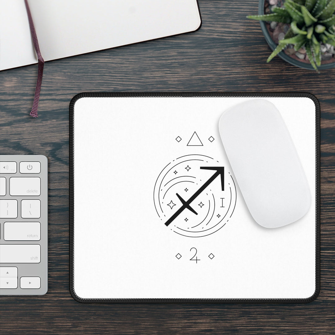 Zodiac Sagittarius Mouse Pad With 11 Design Choices - Madee's Boutique Home Decor Printify Accessories anniversary gift ideasanniversary giftsRectangle9" × 7"DesignC