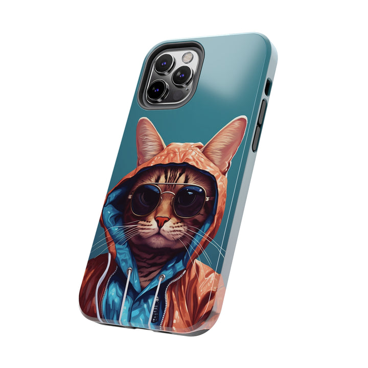 Cool Cat Tough Phone Cases - Madee's Boutique Phone Case Print On Demand Partners Accessories Glossy