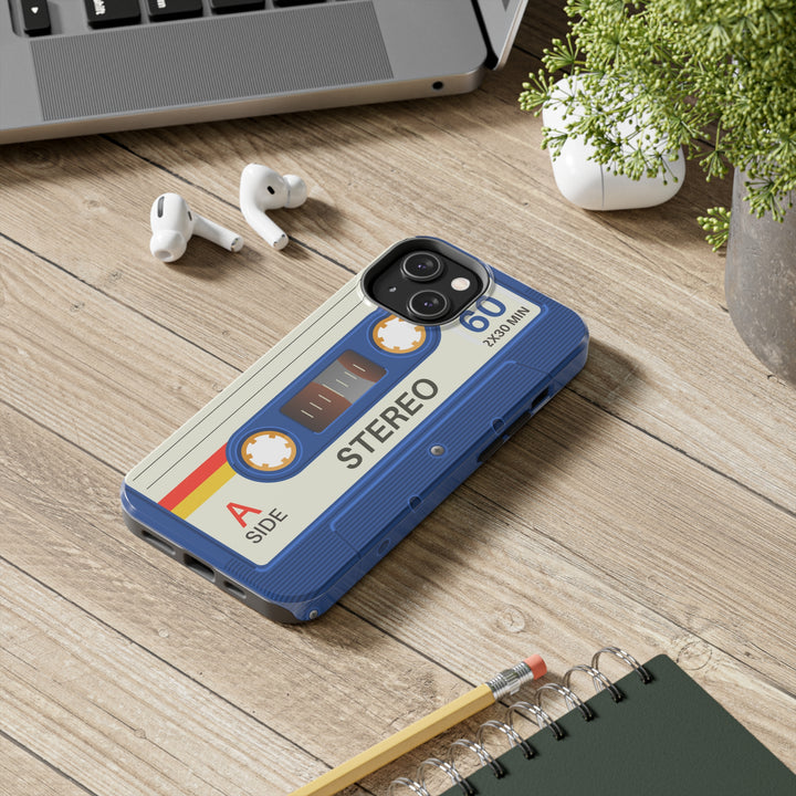 Radio Cassette Retro Tough iPhone Cases Vintage