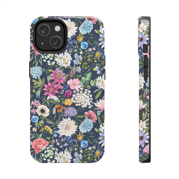 Colorful Flowers Tough Phone Cases