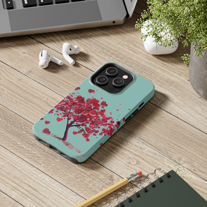 Heart Tree Tough iPhone Cases