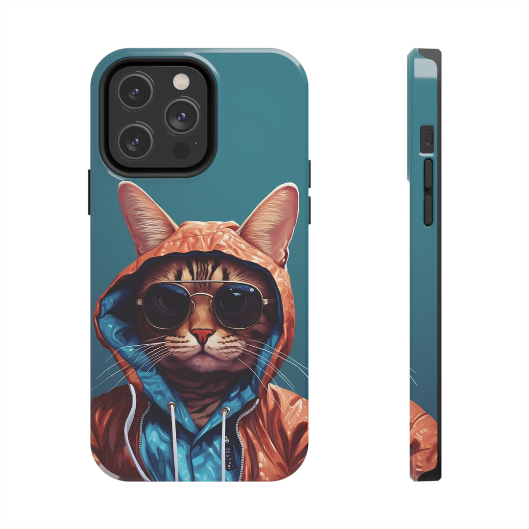 Cool Cat Tough Phone Cases - Madee's Boutique Phone Case Print On Demand Partners Accessories Glossy