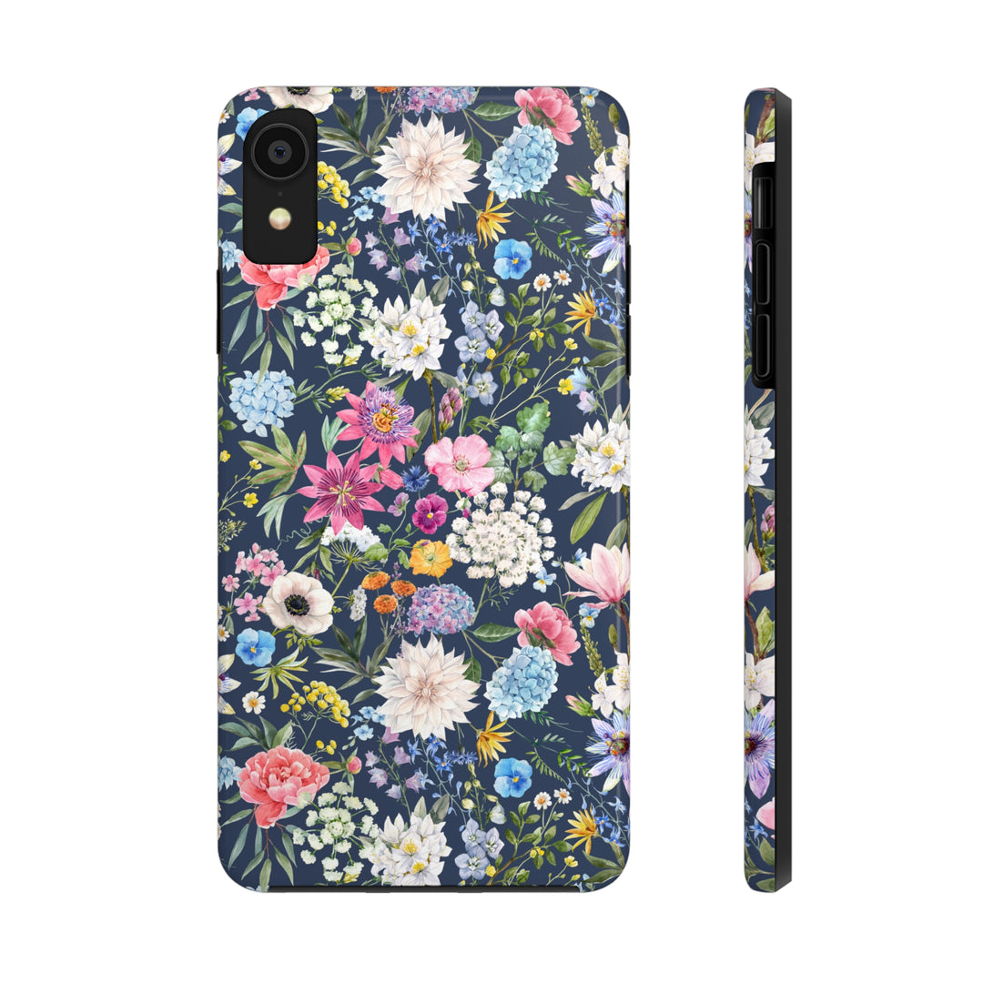 Colorful Flowers Tough Phone Cases