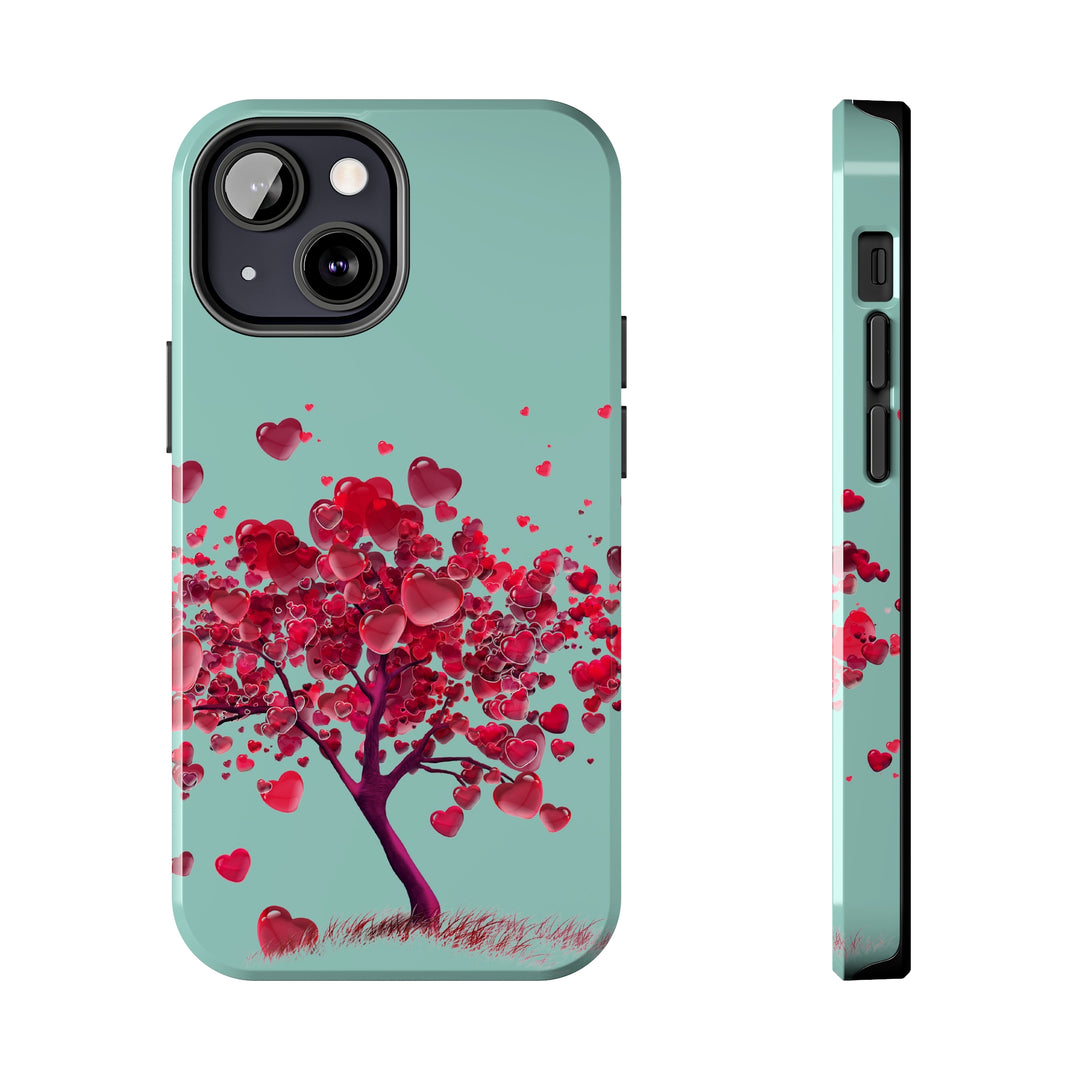 Heart Tree Tough iPhone Cases