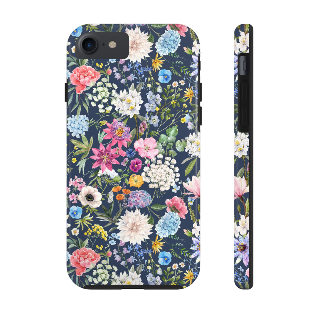 Colorful Flowers Tough Phone Cases