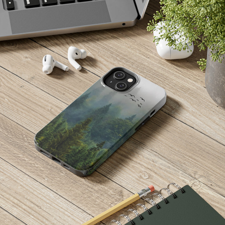 Landscape Tree Tough iPhone Cases