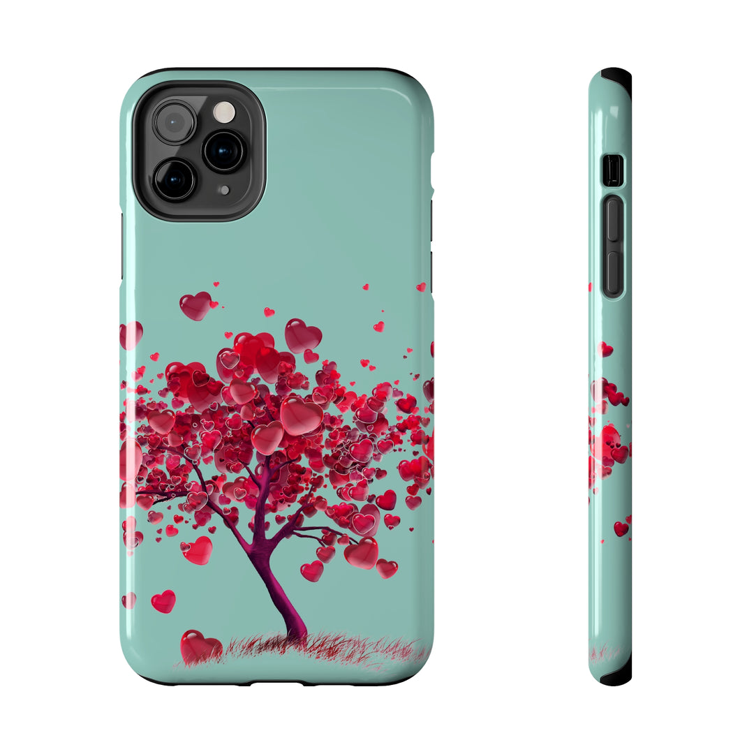 Heart Tree Tough iPhone Cases