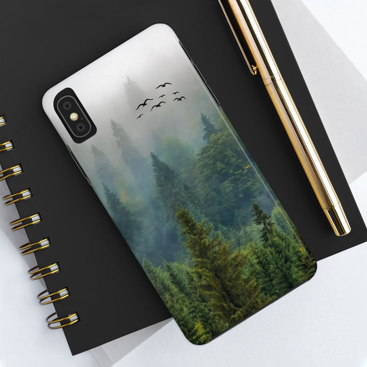 Landscape Tree Tough iPhone Cases