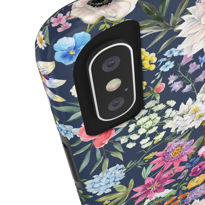 Colorful Flowers Tough Phone Cases