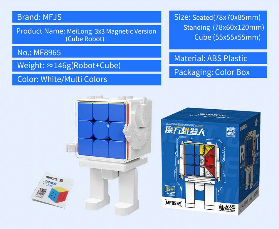 Moyu Meilong Magic Cube Robot 2x2 3x3 4x4 5x5 Magnetic And NO-Magnetic Version Professional Puzzle Toys For Children Cubo Magico