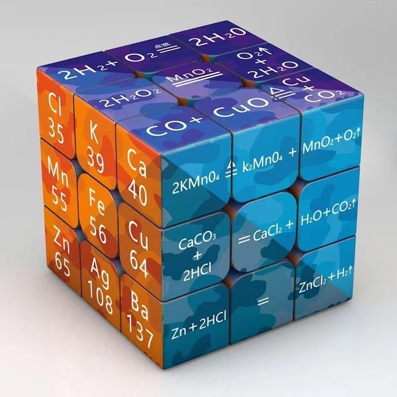 Chemical Elements Junior High School Mathematics Physics Peripheral Puzzle Third - order Rubik's Cube - Madee's Boutique AMAZON Madee's Boutique DS