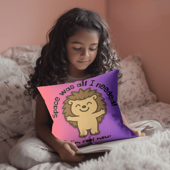 Emotion Regulation Double - Sided Customizable Cushion Cover, Bilingual 18x18" - Madee's Boutique Home Decor Madee's Boutique black pillow covers Blue pillow coverschristmas pillow covers 18x18Cat / Chat (Nimbus)18"x18"(45cmx45cm)