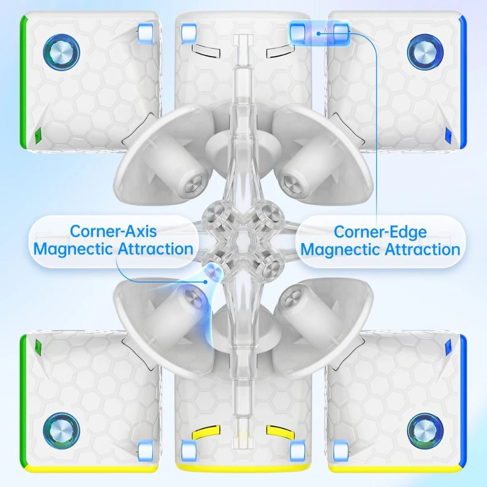 GAN 356 Maglev UV Magnetic Magic Speed Cube Stickerless Professional GAN356 Cubo Magico Puzzle For Children Kids Gift - Madee's Boutique Magic Speed Rubik Cubes Madee's Boutique 1x1 rubik's 1x1 rubix cube2 * 2 speed cubeGan 356 Maglev UV