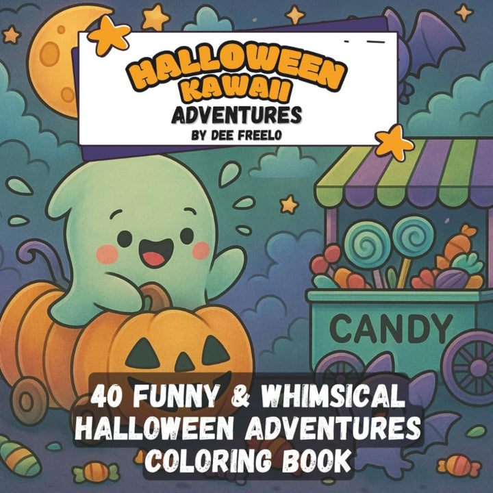 Halloween Kawaii Adventures: A Cute & Spooky Coloring Book for Kids, Teens & Adults - Madee's Boutique Madee's Boutique